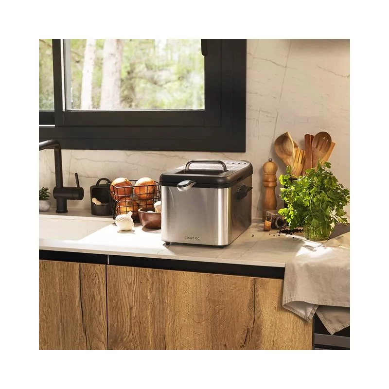 Kontrolsat - Fritadeira a óleo Cecotec - ( 3270 W - Filtro - Inox ) Cleanfry Luxury 4000