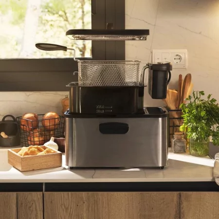 Kontrolsat - Fritadeira a óleo Cecotec - ( 3270 W - Filtro - Inox ) Cleanfry Luxury 4000 Kontrolsat - Fritadeira a óleo Cecotec - ( 3270 W - Filtro - Inox ) Cleanfry Luxury 4000