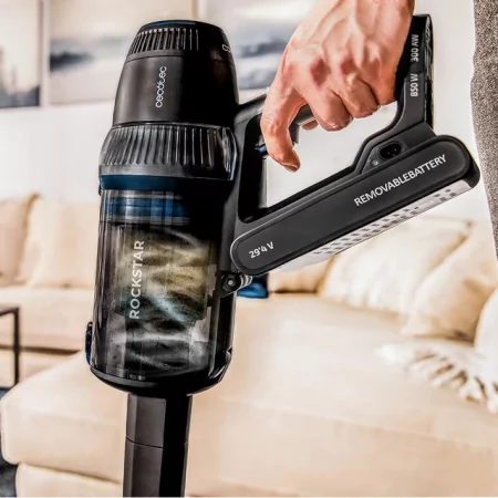 Kontrolsat - Aspirador Vertical sem Saco Cecotec - ( 850 W - 300 AW ) Rockstar 11500 Odyssey ErgoFlex Kontrolsat - Aspirador Vertical sem Saco Cecotec - ( 850 W - 300 AW ) Rockstar 11500 Odyssey ErgoFlex