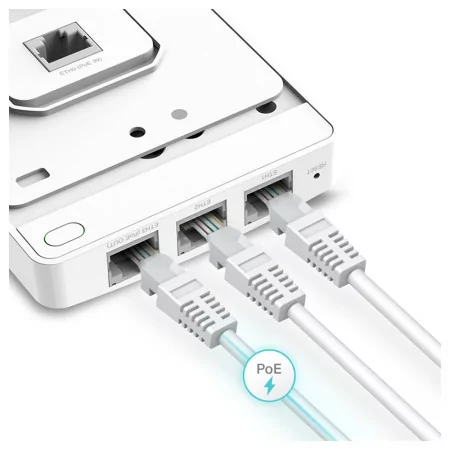 Access Point TP-Link - EAP235-Wall - AC1200 4x Gigabit Dual-Band - Parede|Tp-link Omada|6935364088972