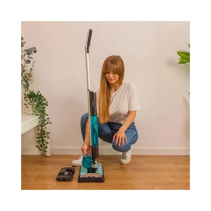Kontrolsat - Esfregona Elétrica Cecotec - 40 W - Freego Wash Twice Spray