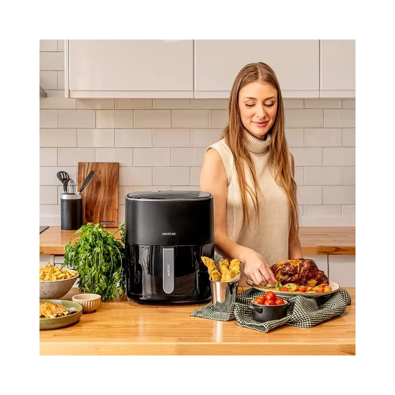 Kontrolsat - Fritadeira sem Óleo CECOTEC Cecofry Fantastik 6500 Preto 1700 W