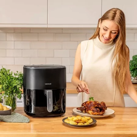 Kontrolsat - Fritadeira sem Óleo CECOTEC Cecofry Fantastik 6500 Preto 1700 W Kontrolsat - Fritadeira sem Óleo CECOTEC Cecofry Fantastik 6500 Preto 1700 W