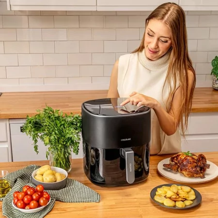 Kontrolsat - Fritadeira sem Óleo CECOTEC Cecofry Fantastik 6500 Preto 1700 W Kontrolsat - Fritadeira sem Óleo CECOTEC Cecofry Fantastik 6500 Preto 1700 W