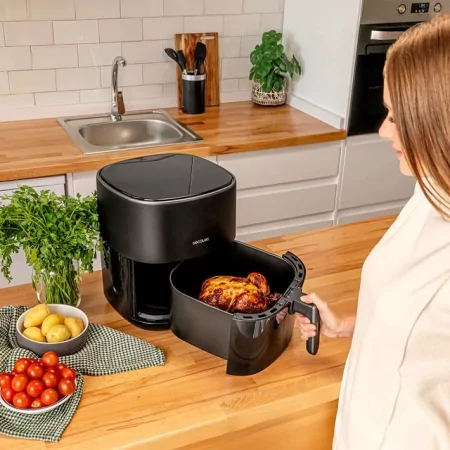 Kontrolsat - Fritadeira sem Óleo CECOTEC Cecofry Fantastik 6500 Preto 1700 W Kontrolsat - Fritadeira sem Óleo CECOTEC Cecofry Fantastik 6500 Preto 1700 W