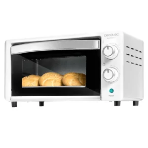 Kontrolsat - Mini-Forno Elétrico Multifunções 10 Litros de Capacidade e Porta com Vidro Duplo CECOTEC