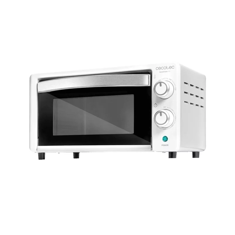 Kontrolsat - Mini-Forno Elétrico Multifunções 10 Litros de Capacidade e Porta com Vidro Duplo CECOTEC