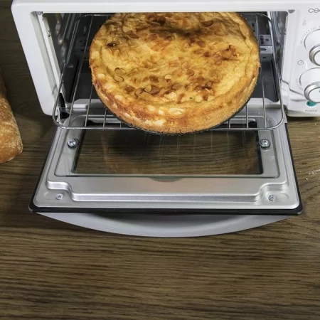 Kontrolsat - Mini-Forno Elétrico Multifunções 10 Litros de Capacidade e Porta com Vidro Duplo CECOTEC Kontrolsat - Mini-Forno Elétrico Multifunções 10 Litros de Capacidade e Porta com Vidro Duplo CECOTEC