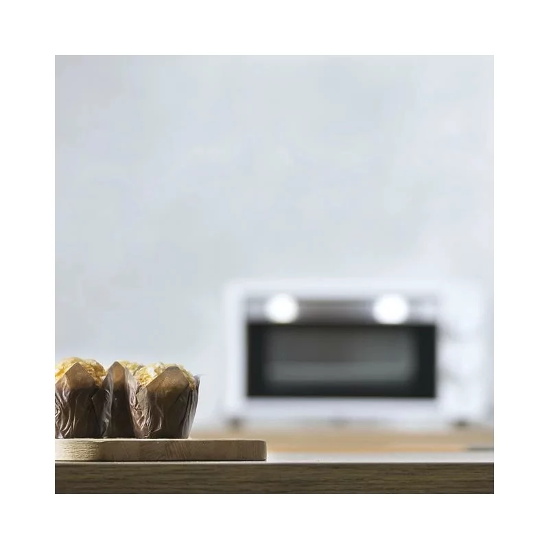 Kontrolsat - Mini-Forno Elétrico Multifunções 10 Litros de Capacidade e Porta com Vidro Duplo CECOTEC