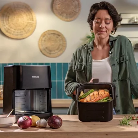 Kontrolsat - Air Fryer Cecotec Cecofry&Grill Duoheat 4000 - (4 L - 1900 W - Black) Kontrolsat - Air Fryer Cecotec Cecofry&Grill Duoheat 4000 - (4 L - 1900 W - Black)