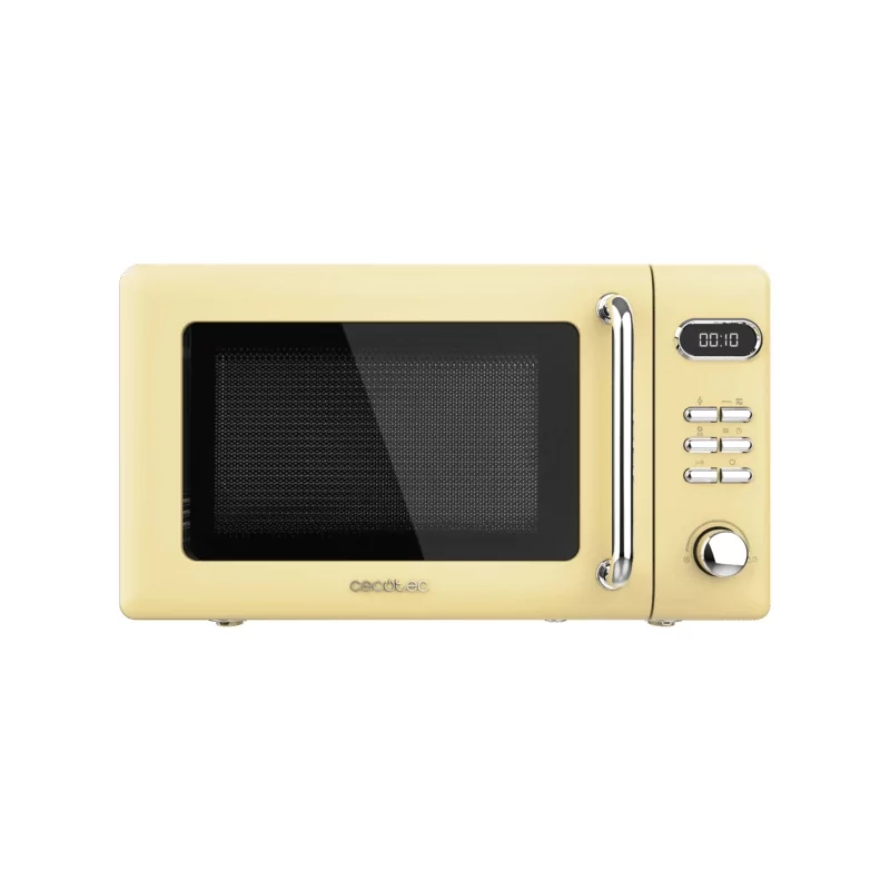 Kontrolsat - Micro-ondas Cecotec ProClean 5110 Retro com Grill - (20L - 700W - Amarelo)