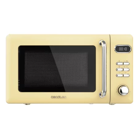 Kontrolsat - Micro-ondas Cecotec ProClean 5110 Retro com Grill - (20L - 700W - Amarelo)