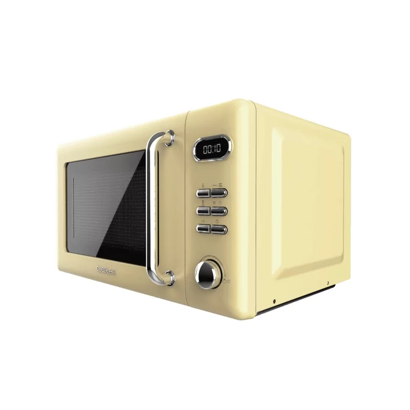 Kontrolsat - Micro-ondas Cecotec ProClean 5110 Retro com Grill - (20L - 700W - Amarelo)