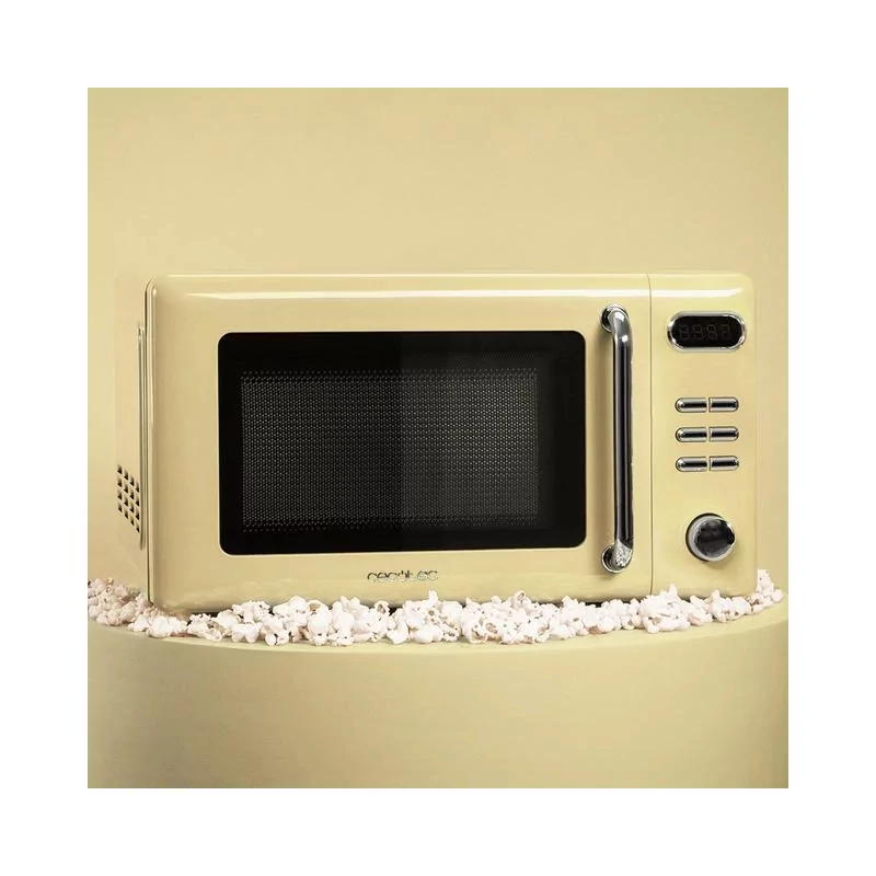 Kontrolsat - Micro-ondas Cecotec ProClean 5110 Retro com Grill - (20L - 700W - Amarelo)