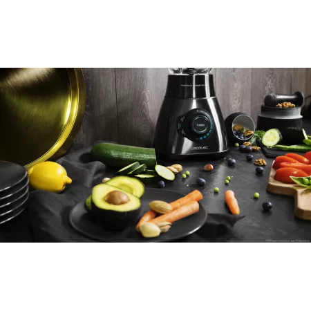 Kontrolsat - Liquidificador Cecotec Power Black Titanium 1800 Smart - ( 1.8 L - 1800 W - Preto)