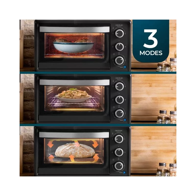Kontrolsat - Mini Forno Cecotec Bake&Toast 2300 - Preto