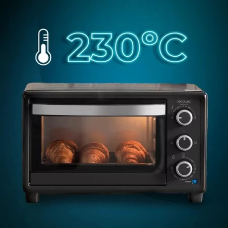 Kontrolsat - Mini Forno Cecotec - ( 23L - 1500 W - 230°C - Preto ) Bake&Toast Kontrolsat - Mini Forno Cecotec - ( 23L - 1500 W - 230°C - Preto ) Bake&Toast