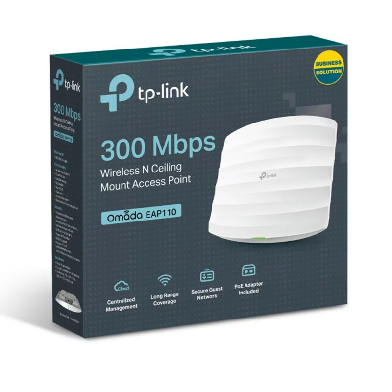 Access Point TP-Link - EAP110 - 300Mbps Wireless N - Exterior|Tp-link Omada|6935364091620 Access Point TP-Link - EAP110 - 300Mbps Wireless N - Exterior|Tp-link Omada|6935364091620