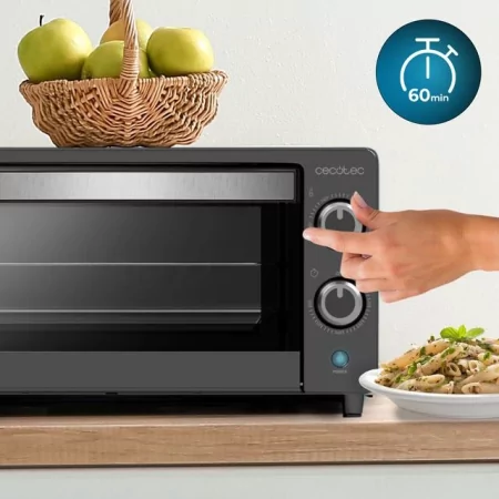 Kontrolsat - Mini Forno Elétrico Cecotec 03816 - (10 L - Preto) Kontrolsat - Mini Forno Elétrico Cecotec 03816 - (10 L - Preto)