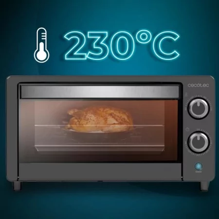 Kontrolsat - Mini Forno Elétrico Cecotec 03816 - (10 L - Preto) Kontrolsat - Mini Forno Elétrico Cecotec 03816 - (10 L - Preto)