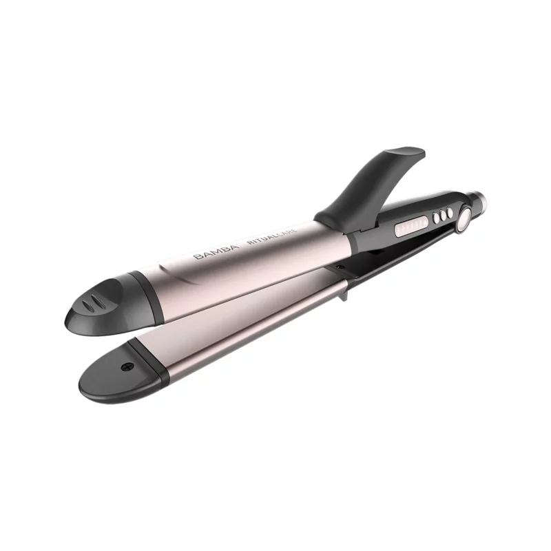 Kontrolsat - Prancha de Cabelo Cecotec - (82 W - 2 em 1 - Cinzento - Rosa) Bamba RitualCare