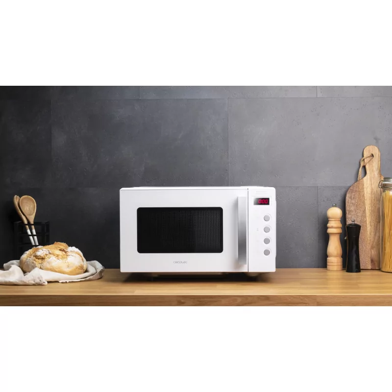 Kontrolsat - Cecotec GrandHeat 2000 Flatbed Microwave (20 L - 700 W - White)