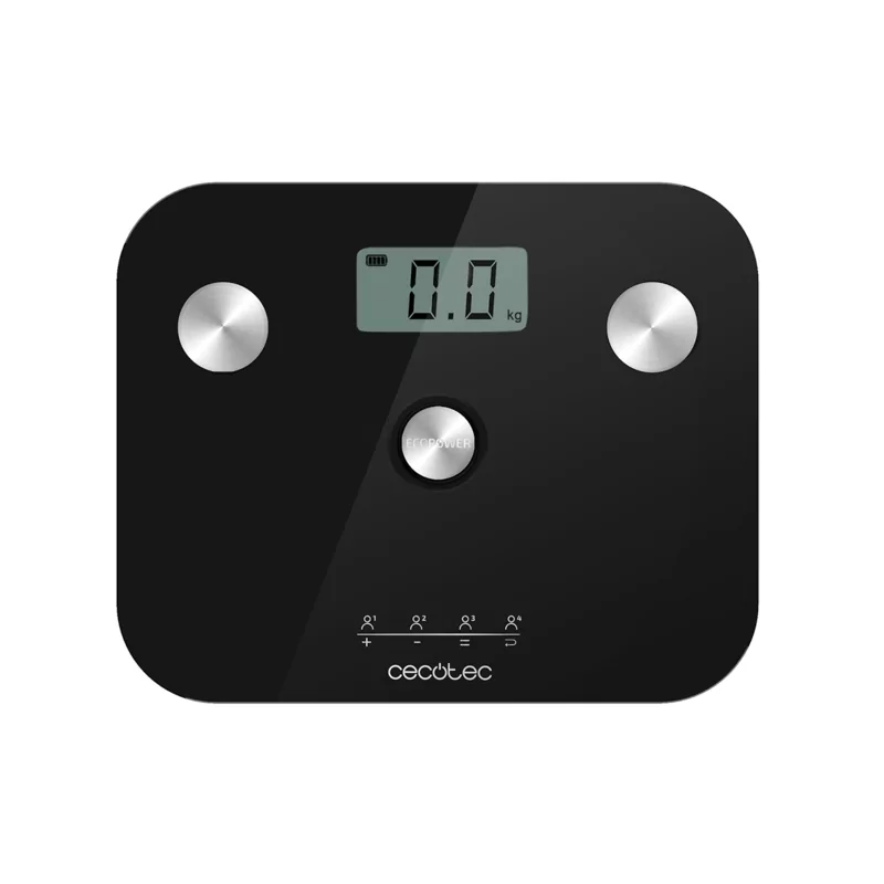 Kontrolsat - Balança Digital para Casa de Banho Cecotec Ecopower 10100 Full Healthy Lcd 180kg - Preto Kontrolsat - Balança Digital para Casa de Banho Cecotec Ecopower 10100 Full Healthy Lcd 180kg - Preto