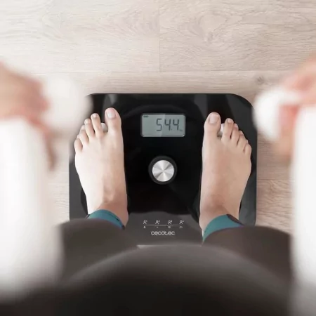 Kontrolsat - Balança Digital para Casa de Banho Cecotec Ecopower 10100 Full Healthy Lcd 180kg - Preto Kontrolsat - Balança Digital para Casa de Banho Cecotec Ecopower 10100 Full Healthy Lcd 180kg - Preto