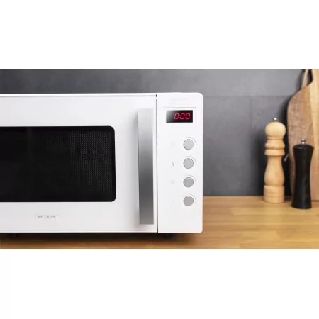 Kontrolsat - Cecotec GrandHeat 2000 Flatbed Microwave (20 L - 700 W - White) Kontrolsat - Cecotec GrandHeat 2000 Flatbed Microwave (20 L - 700 W - White)