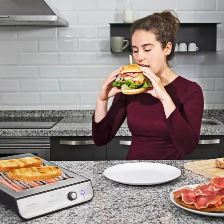 Kontrolsat - Tostador cecotec turbo easytoast inox/ 900w/ gris Kontrolsat - Tostador cecotec turbo easytoast inox/ 900w/ gris
