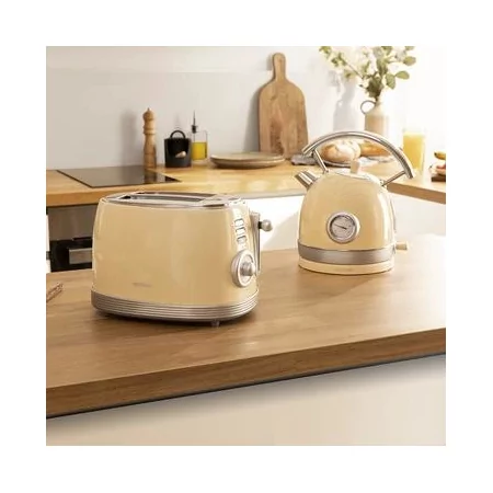 Kontrolsat - Cecotec Vintage 800 Toaster - Yellow Kontrolsat - Cecotec Vintage 800 Toaster - Yellow