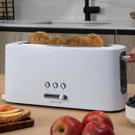 Kontrolsat - Torradeira Vertical Cecotec - ( 980 W - Branco ) Toast&Taste 10000 Kontrolsat - Torradeira Vertical Cecotec - ( 980 W - Branco ) Toast&Taste 10000