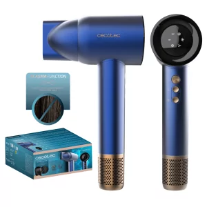 Kontrolsat - Secador De Cabelo Cecotec - Ionicare Rockstar Nano Ion Tech Blue