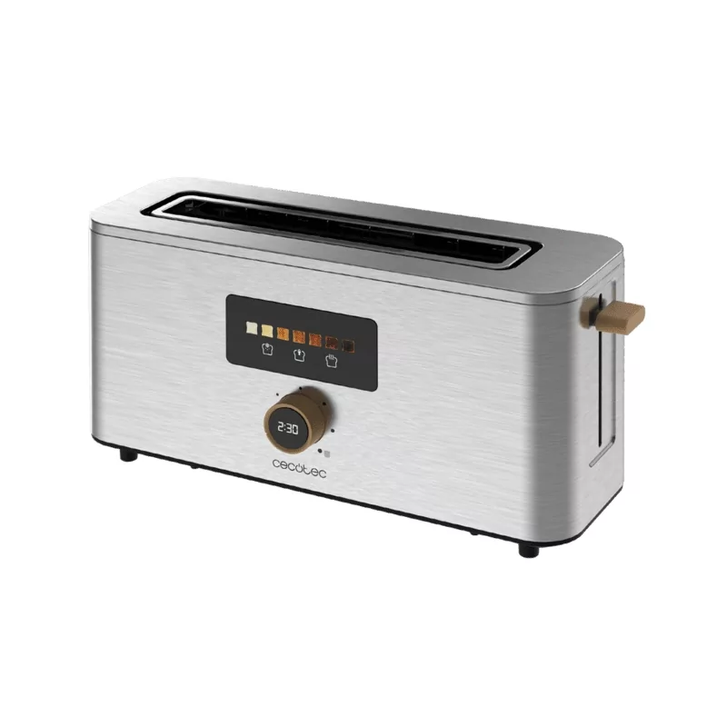 Kontrolsat - Torradeira Cecotec - ( Aço inoxidável - 1000 W ) Touch&Toast Kontrolsat - Torradeira Cecotec - ( Aço inoxidável - 1000 W ) Touch&Toast