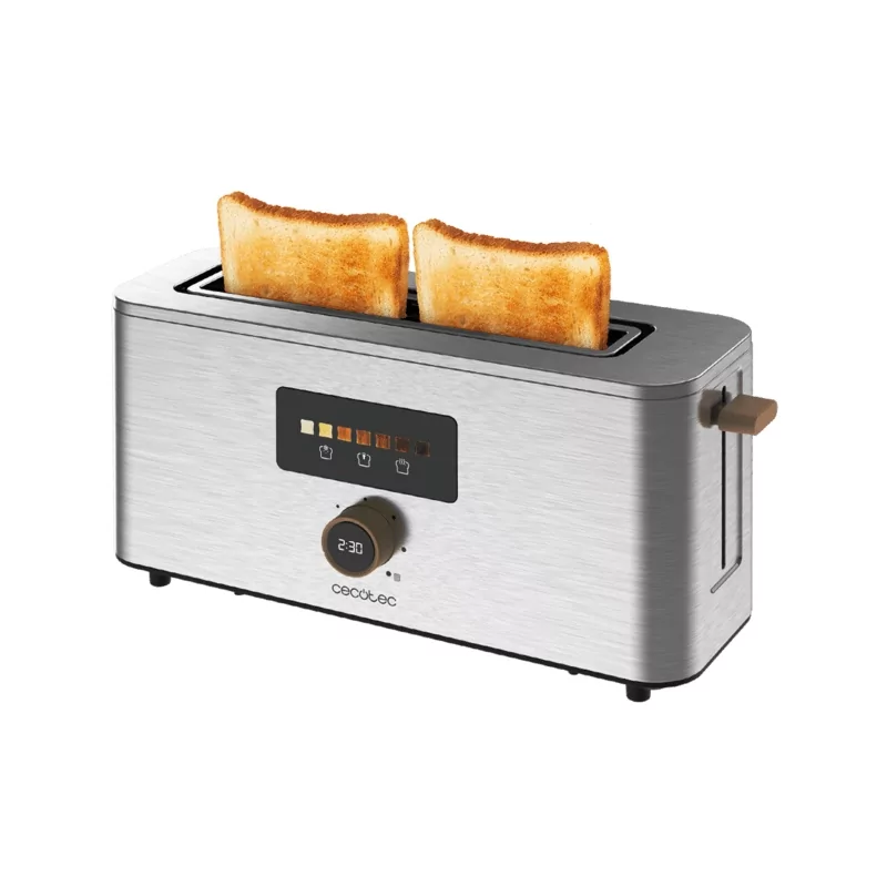 Kontrolsat - Torradeira Cecotec - ( Aço inoxidável - 1000 W ) Touch&Toast