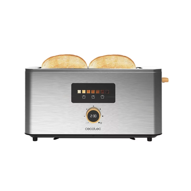 Kontrolsat - Torradeira Cecotec - ( Aço inoxidável - 1000 W ) Touch&Toast