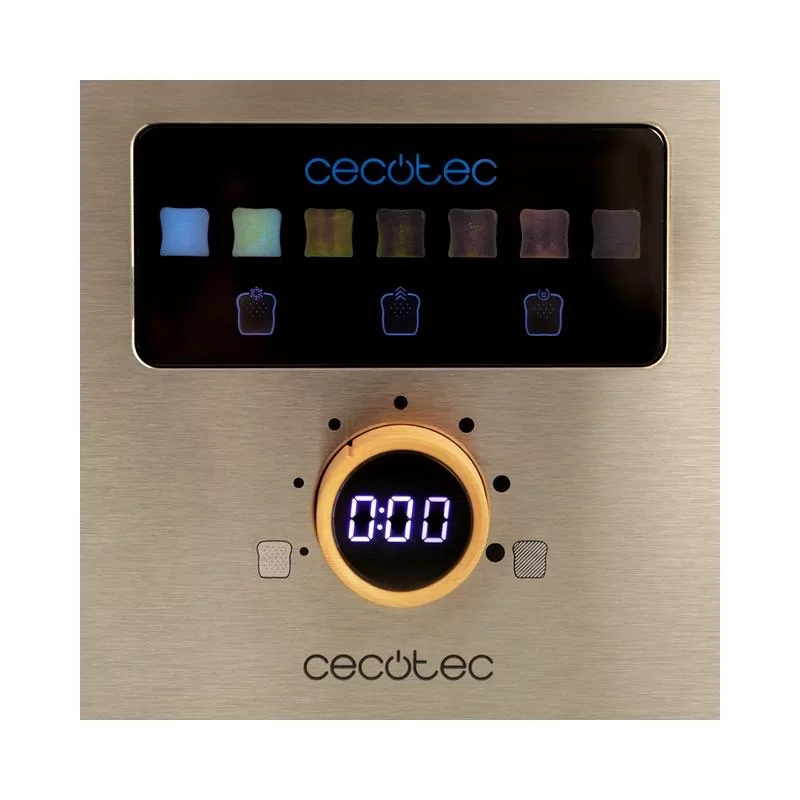 Kontrolsat - Torradeira Cecotec - ( Aço inoxidável - 1000 W ) Touch&Toast