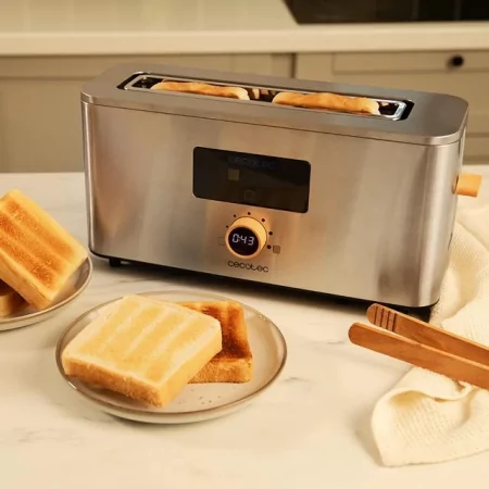 Kontrolsat - Torradeira Cecotec - ( Aço inoxidável - 1000 W ) Touch&Toast Kontrolsat - Torradeira Cecotec - ( Aço inoxidável - 1000 W ) Touch&Toast