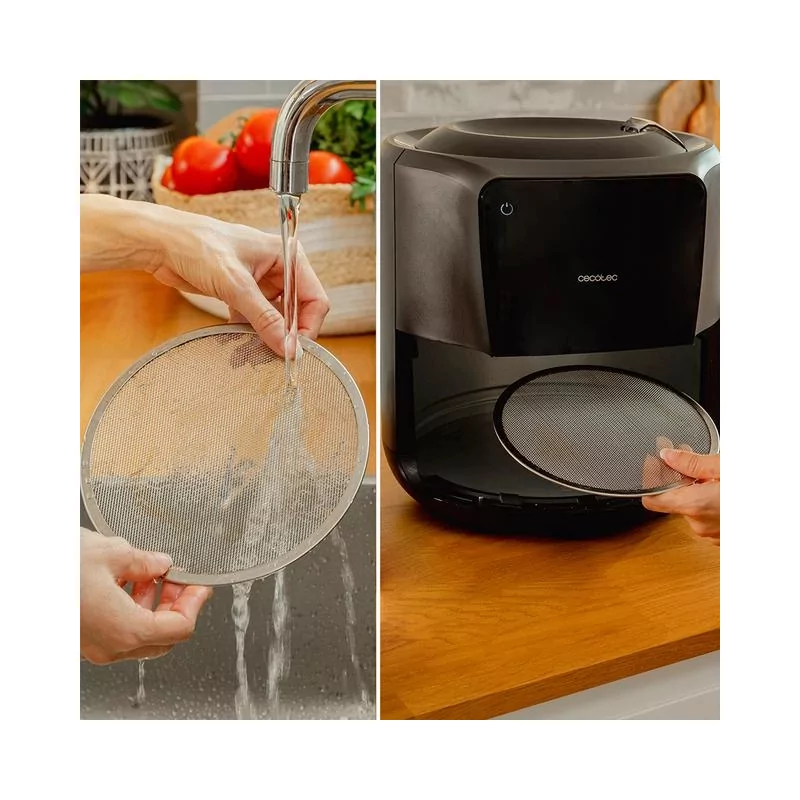 Kontrolsat - AirFry Cecotec - (5 L - 1550 W - Black) Cecofry Rain Pack