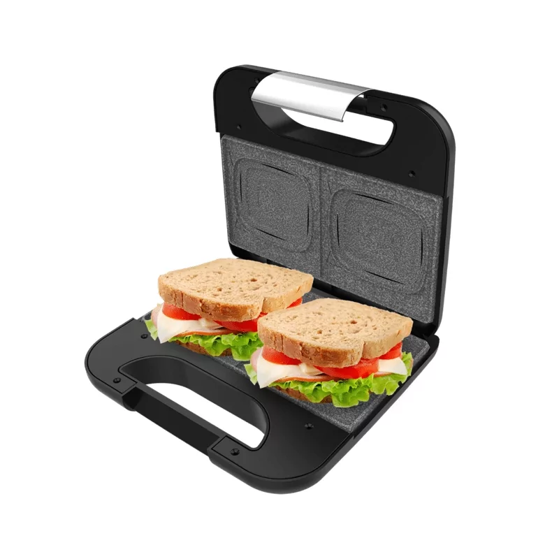 Kontrolsat - Cecotec Sandwich Maker - (800W - Non-stick - Stainless Steel) - Rock'NToast Square +