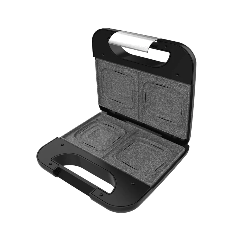Kontrolsat - Cecotec Sandwich Maker - (800W - Non-stick - Stainless Steel) - Rock'NToast Square +