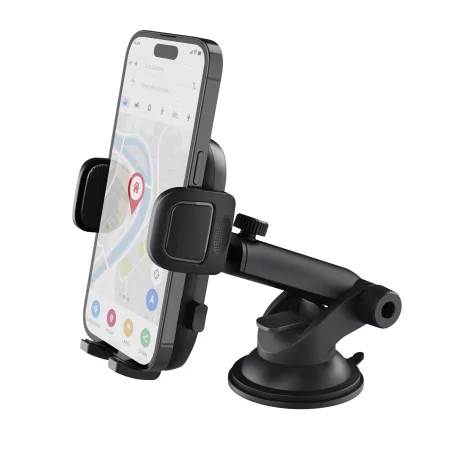 Kontrolsat - Trust Runo Mobile Phone Holder - for Windshield - Black Kontrolsat - Trust Runo Mobile Phone Holder - for Windshield - Black