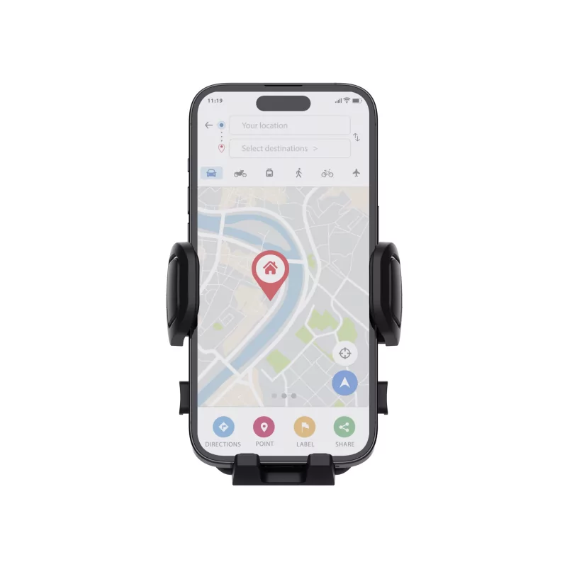 Kontrolsat - Trust Runo Mobile Phone Holder - for Ventilation Grille - Black