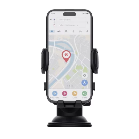 Kontrolsat - Trust Runo Mobile Phone Holder - for Windshield - Black Kontrolsat - Trust Runo Mobile Phone Holder - for Windshield - Black