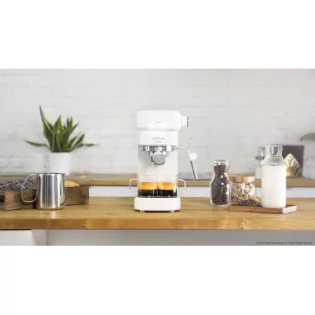 Kontrolsat - Máquina de Café Expresso Cecotec - ( Aço inoxidável - 1350 W - Branco ) Cafelizzia 790 Kontrolsat - Máquina de Café Expresso Cecotec - ( Aço inoxidável - 1350 W - Branco ) Cafelizzia 790