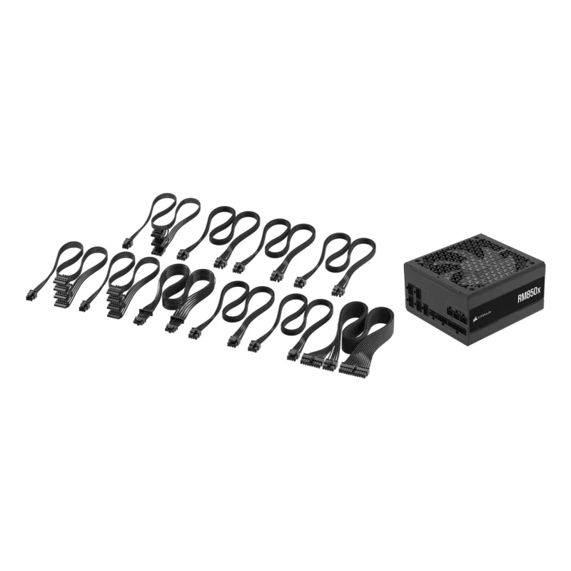 Kontrolsat - Corsair RM850x 850W 80 PLUS Gold – Fonte de Alimentação Full Modular com Alta Eficiência e Baixo Ruído