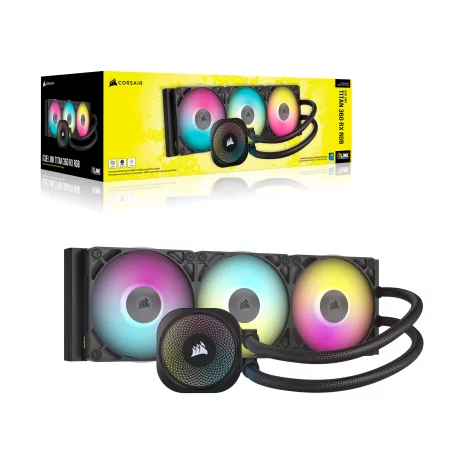 Kontrolsat - Corsair iCUE LINK TITAN 360 RX RGB AIO – 360mm Liquid Cooler with RGB Lighting and Advanced Performance