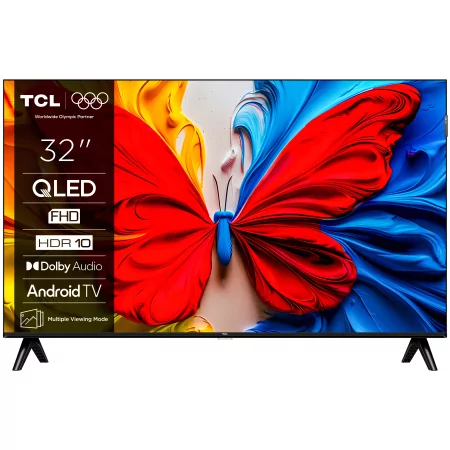 Kontrolsat - Televisor Smart TV TCL 32S5K QLED de 32'' (81 cm) Full HD - Wi-Fi - Google TV