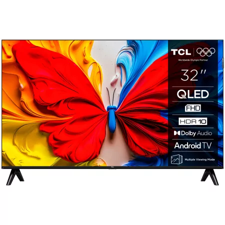 Kontrolsat - Televisor Smart TV TCL 32S5K QLED de 32'' (81 cm) Full HD - Wi-Fi - Google TV