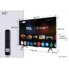 Televisor Smart TV QLED TCL 43P7K de 43\'\' (109 cm) con 4K Ultra HD, Google TV, Wi-Fi e Dolby Vision